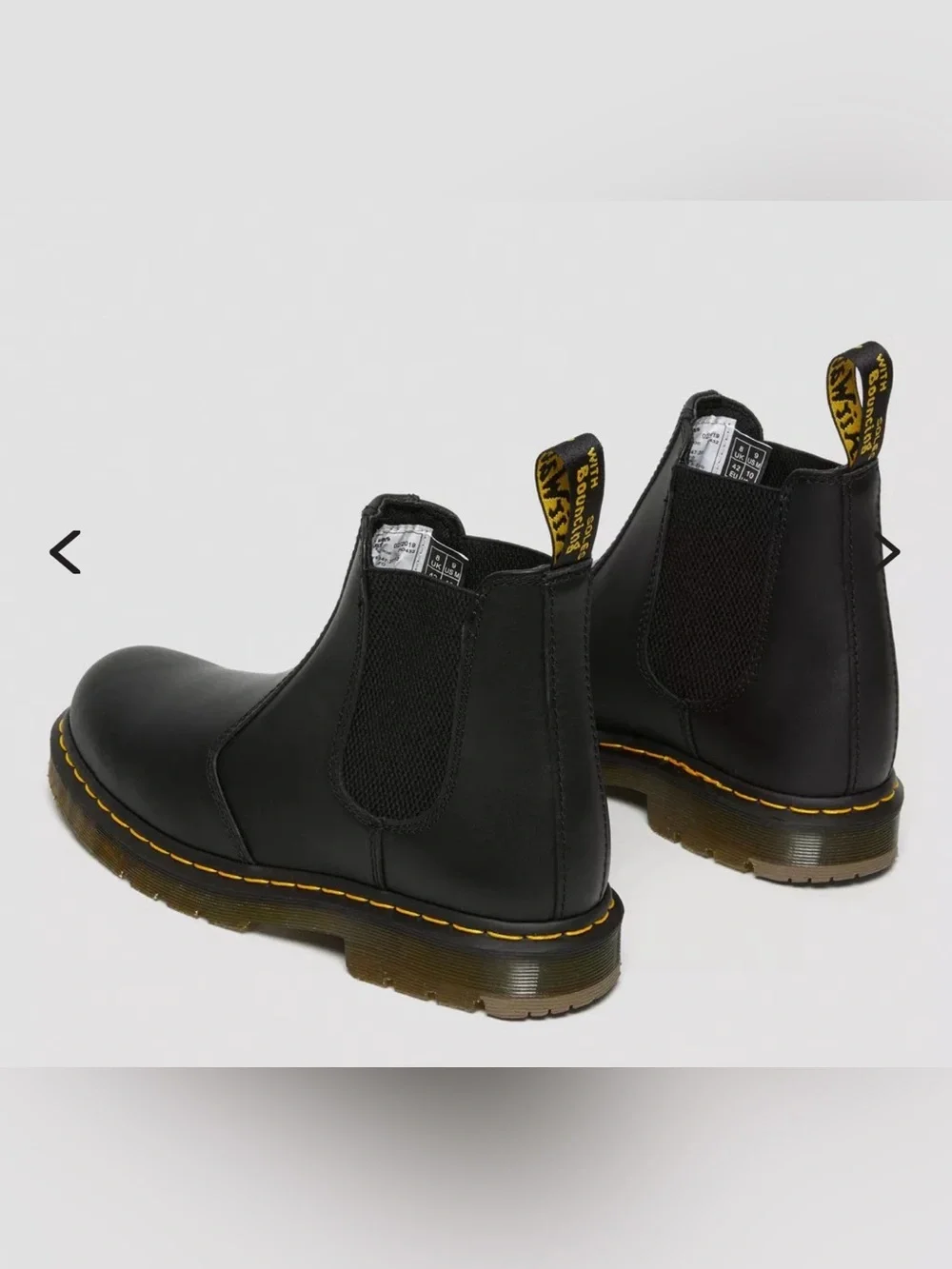 Dr. Martens 2976 SR Industrial Full Grain Leather Chelsea Boot NEW $190